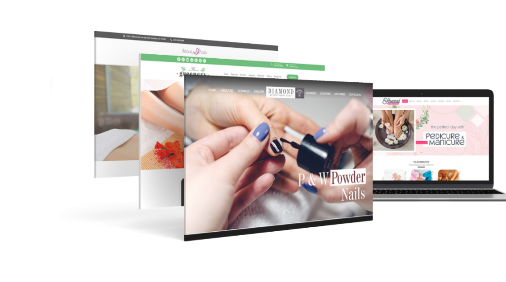thiết kế website tiệm nails